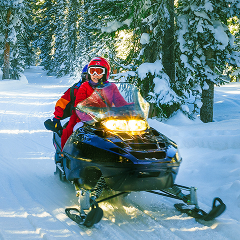 motorsports snowmobile hero image